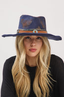 MH0246 Claudia Vintage Shapeable Cowboy/Fedora Hat - MiMi Wholesale