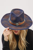 MH0246 Claudia Vintage Shapeable Cowboy/Fedora Hat - MiMi Wholesale