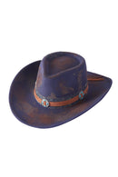 MH0246 Claudia Vintage Shapeable Cowboy/Fedora Hat - MiMi Wholesale