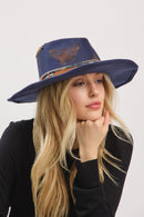 MH0246 Claudia Vintage Shapeable Cowboy/Fedora Hat - MiMi Wholesale