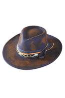 MH0247 Gracie Heritage Worn Shapable Cowboy/Fedora Hat - MiMi Wholesale