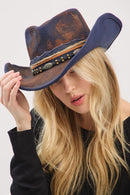 MH0247 Gracie Heritage Worn Shapable Cowboy/Fedora Hat - MiMi Wholesale