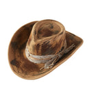 MH0263 Eloise Vintage Shapeable Cowboy/Fedora Hat - MiMi Wholesale
