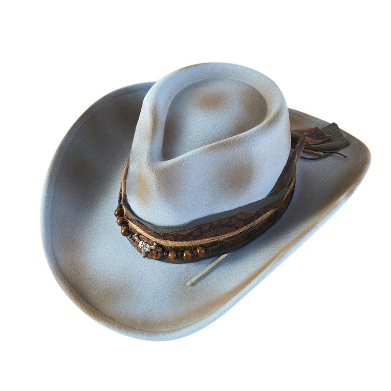MH0269 Lily Mae Vintage Shapeable Cowboy/Fedora Hat - MiMi Wholesale