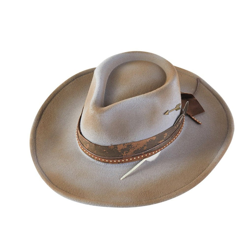 MH0271 Bailey Vintage Shapeable Cowboy/Fedora Hat - MiMi Wholesale