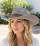 MH0271 Bailey Vintage Shapeable Cowboy/Fedora Hat - MiMi Wholesale