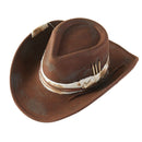 MH0277 Carrie Vintage Shapeable Cowboy/Fedora Hat - MiMi Wholesale