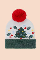 MH0370 Merry & Bright Christmas Pompom Beanie - MiMi Wholesale