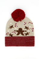 MH0374 Sweet Christmas Pompom Beanie - MiMi Wholesale