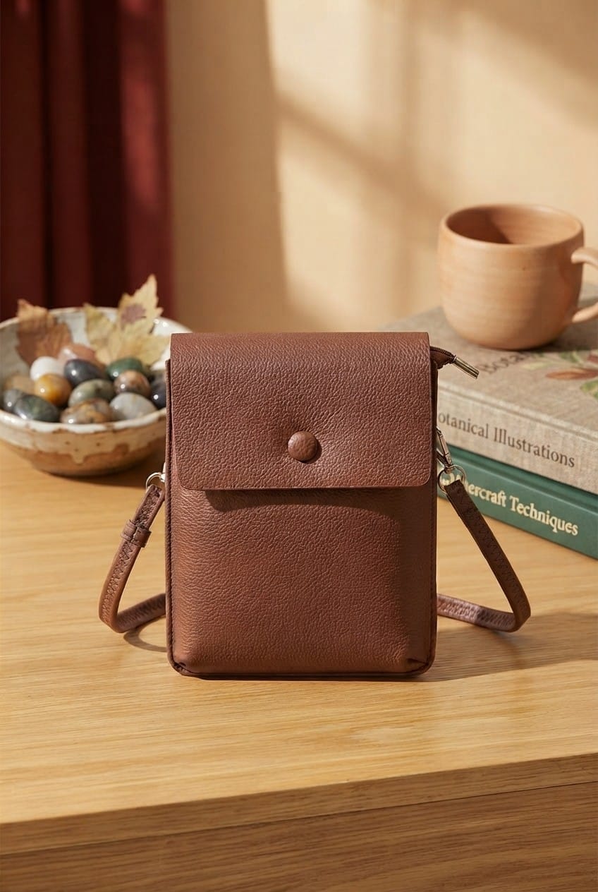 CA105 Jade Double Compartment Crossbody Bag