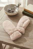 JG905 Solid Faux Fur Mittens