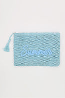 MP0326 Straw Summer Pouch - MiMi Wholesale
