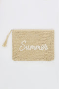 MP0326 Straw Summer Pouch - MiMi Wholesale