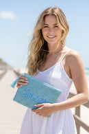 MP0326 Straw Summer Pouch - MiMi Wholesale