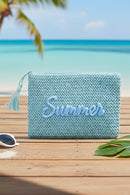MP0326 Straw Summer Pouch - MiMi Wholesale
