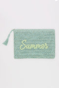 MP0326 Straw Summer Pouch - MiMi Wholesale