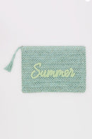 MP0326 Straw Summer Pouch - MiMi Wholesale