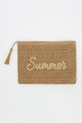 MP0326 Straw Summer Pouch - MiMi Wholesale