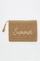 MP0326 Straw Summer Pouch - MiMi Wholesale