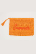 MP0326 Straw Summer Pouch - MiMi Wholesale