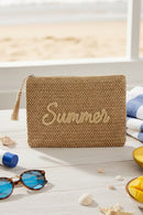 MP0326 Straw Summer Pouch - MiMi Wholesale