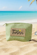 MP0340 Summer Patch Vintage Cosmetic Pouch - MiMi Wholesale