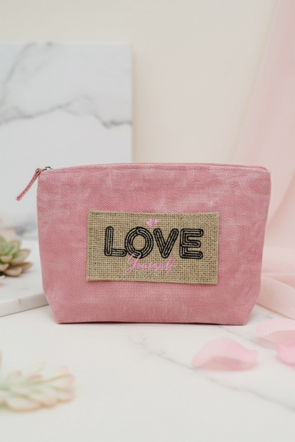 MP0340 Summer Patch Vintage Cosmetic Pouch - MiMi Wholesale
