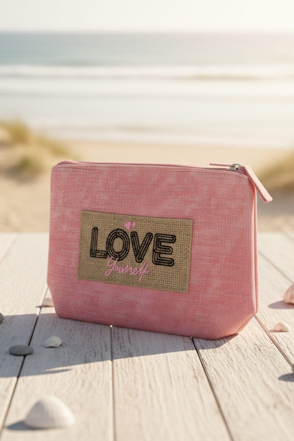 MP0340 Summer Patch Vintage Cosmetic Pouch - MiMi Wholesale