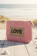 MP0340 Summer Patch Vintage Cosmetic Pouch - MiMi Wholesale