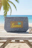 MP0340 Summer Patch Vintage Cosmetic Pouch - MiMi Wholesale