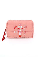 MP0371 Candy Nutcracker Quilted Puffer Pouch - MiMi Wholesale