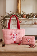 MP0371 Candy Nutcracker Quilted Puffer Pouch - MiMi Wholesale