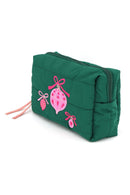 MP0372 Holiday Ornament Quilted Puffer Pouch - MiMi Wholesale