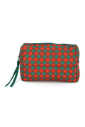 MP0377 Gingham Quilted Puffer Pouch - MiMi Wholesale