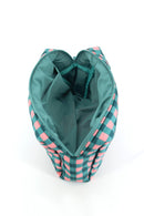 MP0377 Gingham Quilted Puffer Pouch - MiMi Wholesale