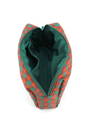 MP0377 Gingham Quilted Puffer Pouch - MiMi Wholesale