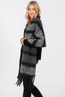 MS0389 Cierra Brushed Multi Color Stripe Scarf - MiMi Wholesale