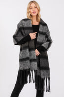 MS0389 Cierra Brushed Multi Color Stripe Scarf - MiMi Wholesale
