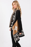 MS0402 Aztec Pattern Vest - MiMi Wholesale