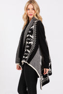 MS0402 Aztec Pattern Vest - MiMi Wholesale