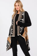 MS0402 Aztec Pattern Vest - MiMi Wholesale
