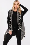 MS0402 Aztec Pattern Vest - MiMi Wholesale