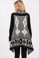 MS0402 Aztec Pattern Vest - MiMi Wholesale