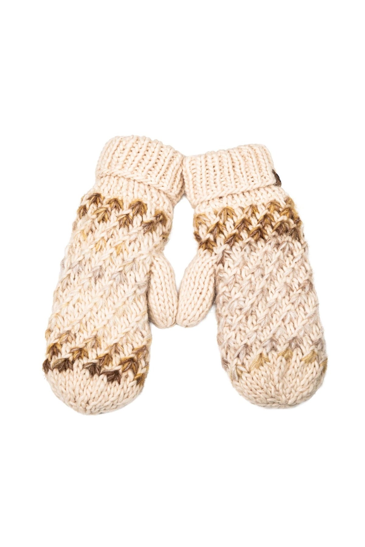 MTE0176 Aurora Ombre Seed Stitch Mittens - MiMi Wholesale