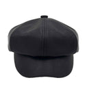 NCE0168 Vegan Leather Newsboy Cap - MiMi Wholesale