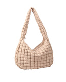 NQ129 Myra Quilted Puffer Hobo Shoulder Bag - MiMi Wholesale