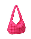 NQ129 Myra Quilted Puffer Hobo Shoulder Bag - MiMi Wholesale
