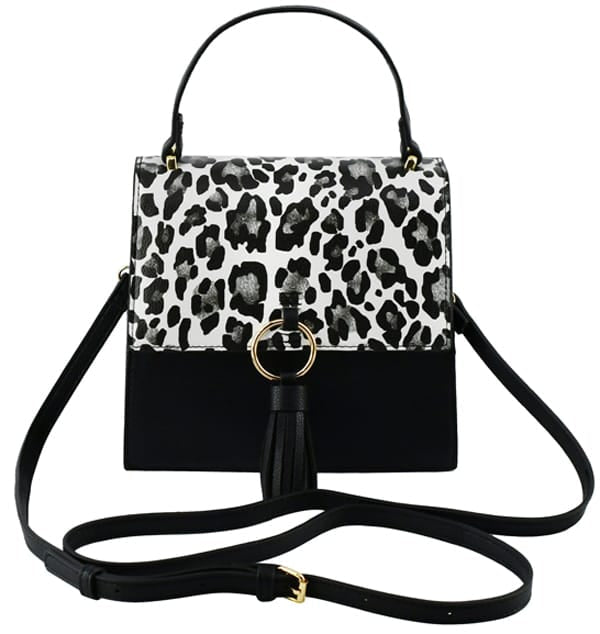 PF706 Ring Tassel Flap Crossbody Satchel/Crossbody Bag - MiMi Wholesale
