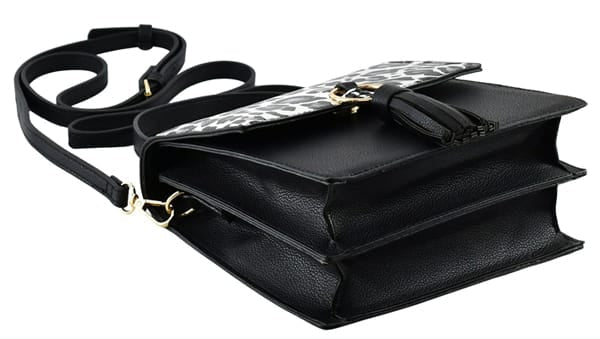 PF706 Ring Tassel Flap Crossbody Satchel/Crossbody Bag - MiMi Wholesale