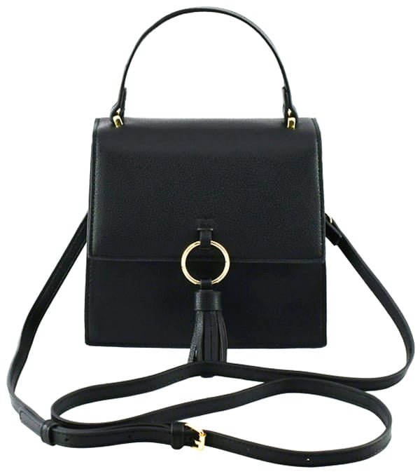 PF706 Ring Tassel Flap Crossbody Satchel/Crossbody Bag - MiMi Wholesale